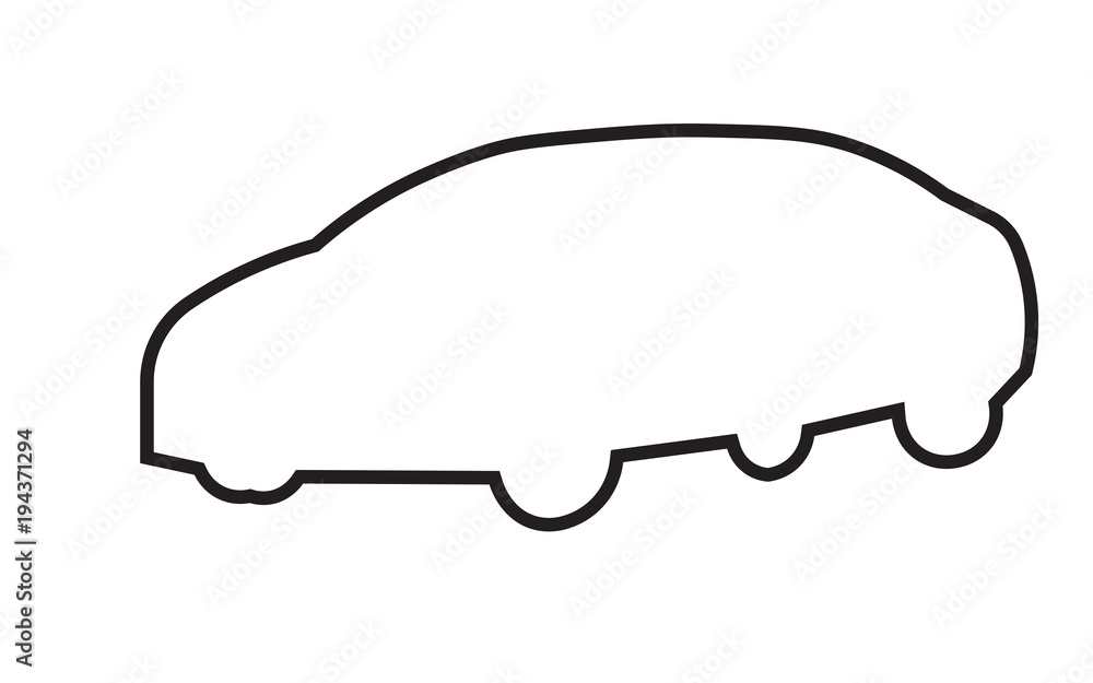 car silhouette png outline on white background car silhouette png outline on white background