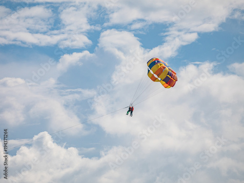 Parasailing on Beach photo