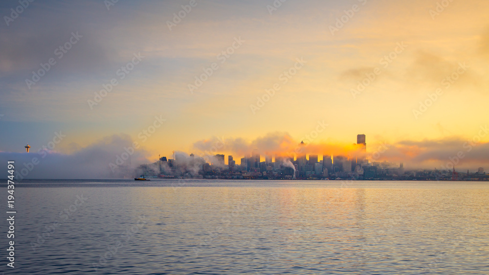 Beautiful Sunrise on Seattle