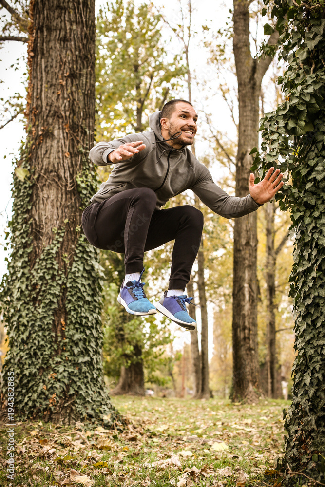 Jump in park. Jump in park.