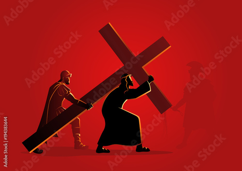 Jesus Accepts His Cross
