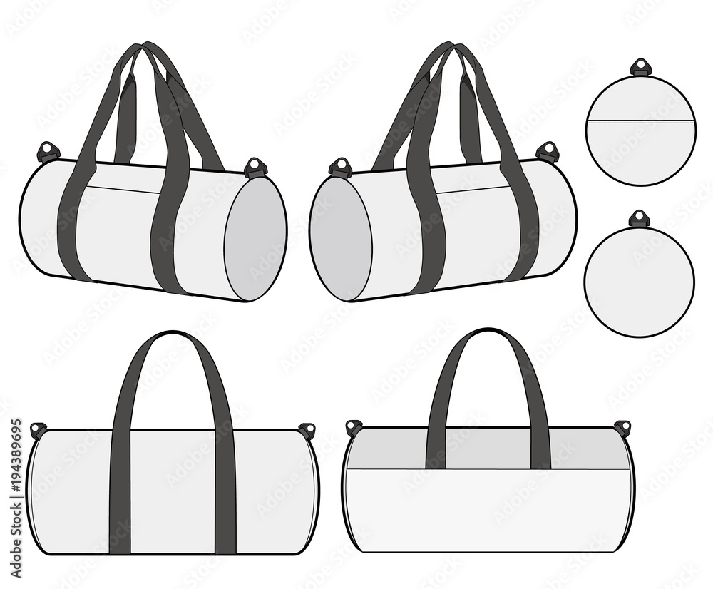 Duffle Bag Technical Drawing vlr.eng.br