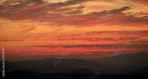 coucher de soleil en kabylie © rachid amrous
