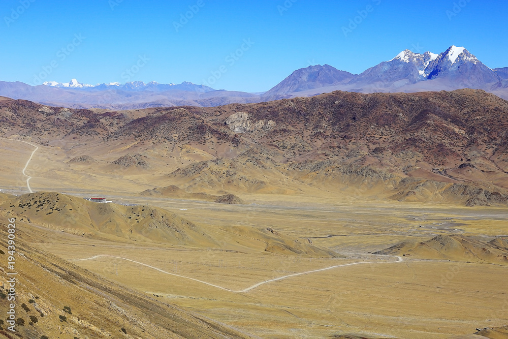 desert landscape of nature