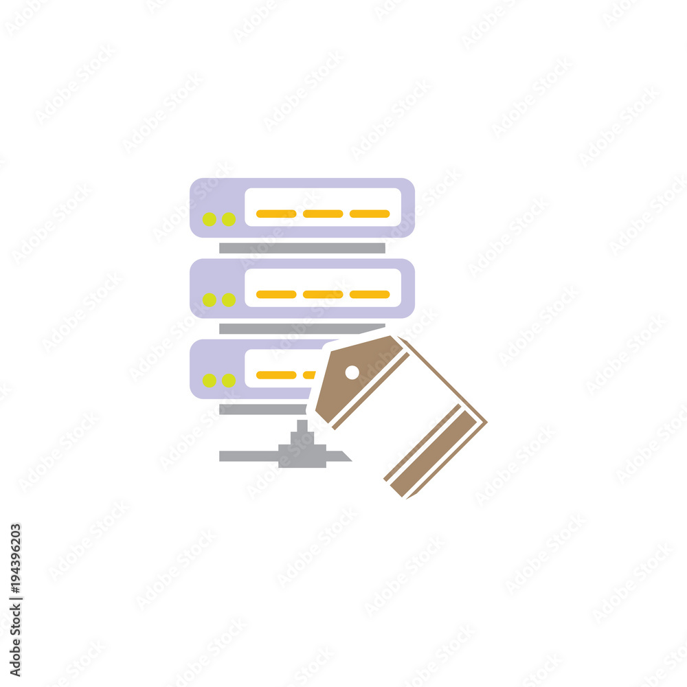 Label Server Logo Icon Design Label Server Logo Icon Design