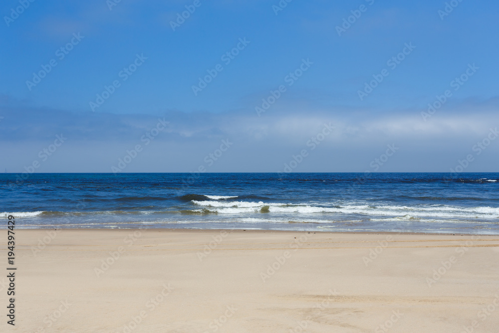 Atlantic ocean sandy beach
