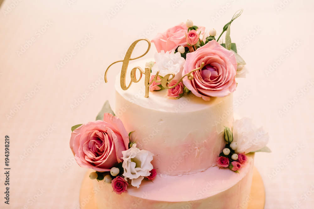 Wedding cake, cake for a wedding