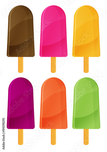 Vector ice cream illustration