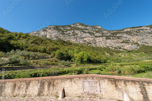 Roman Bridge over the River Sarca (Fiume Sarca) - Italy photo