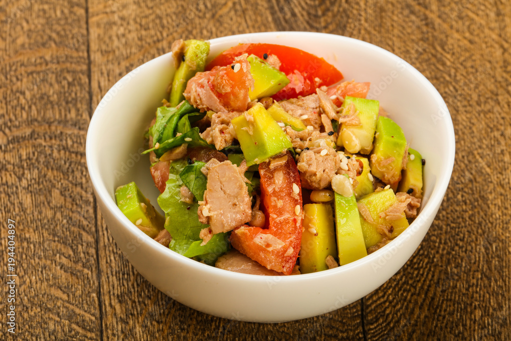 Tuna and avocado salad Tuna and avocado salad