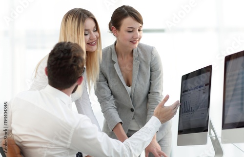 Wallpaper Mural business team discussing work problems Torontodigital.ca