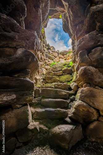 Картината върху платно nuraghe sa fogaia