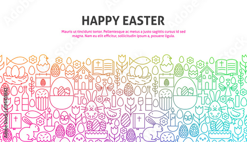 Happy Easter Concept