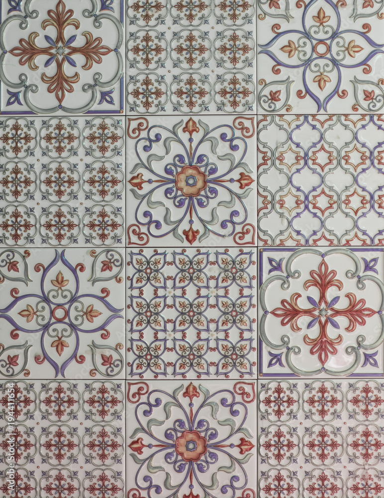 tile with an abstract mosaic geometric pattern tile with an abstract mosaic geometric pattern