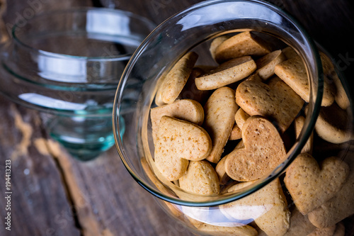 gingerbread in a glass jar