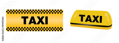 taxi service set transport order internet elements vector illustration