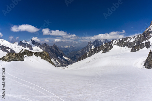 Wallpaper Mural A beautiful majestic view of the peaks of the Alps. Mont Blanc massif. Torontodigital.ca