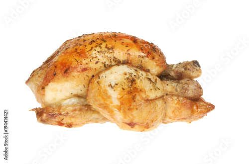 Roasted poussin chicken