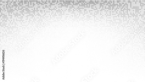 Gradient Binary Code Digits Background photo