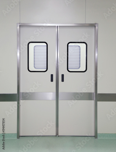 Operating room door