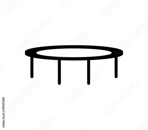 trampoline jumping icon