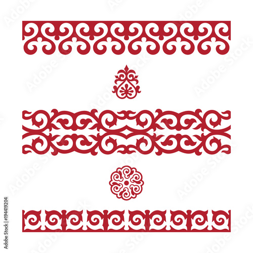 Traditional ornament of middle Asia