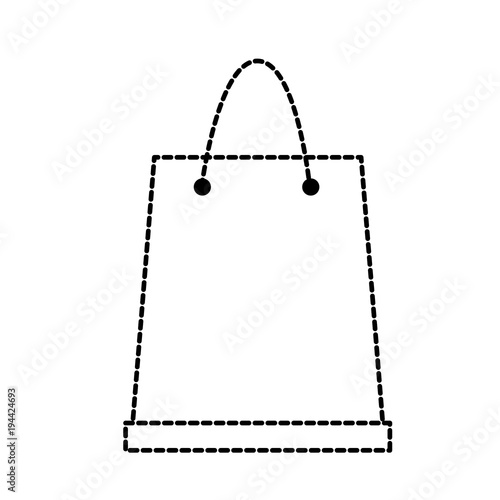 dotted shape shopping bag object to custom buy