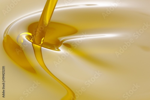 Fotótapéta Pouring Olive Oil