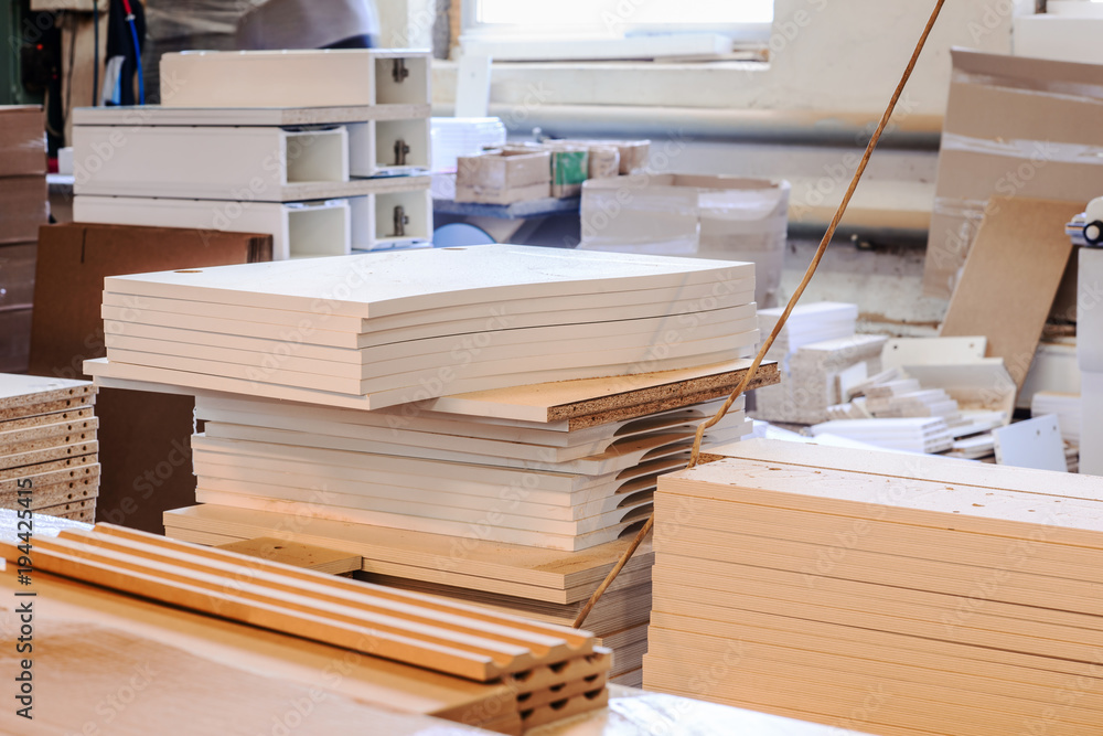 Obraz premium furniture factory inside