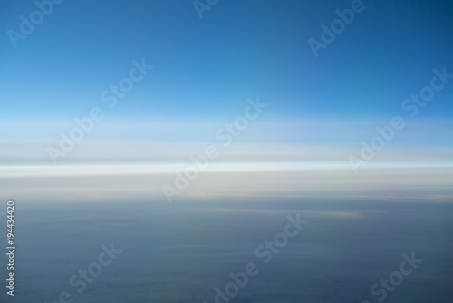 View from the plane to see the beautiful sky and clouds   © pcbang
