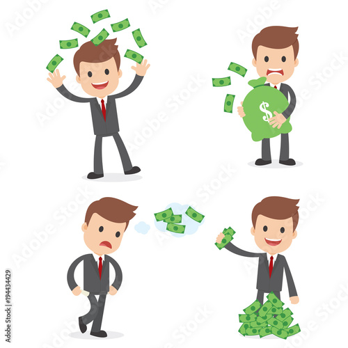 Funny Cartoon Businessman