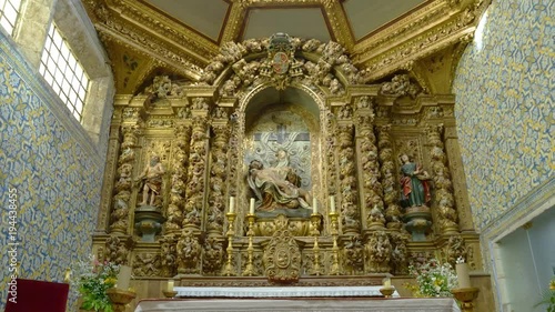 Interno della cattedrale di Tomar, Portogallo