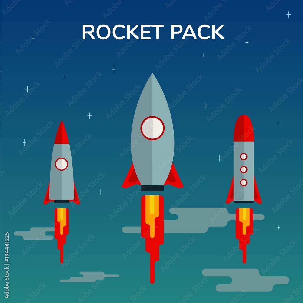 Space Rocket Start Up Pack and Launch Symbol New Businesses Innovation Development Flat Design Icons Set Template Vector Illustration Cosmos Flat Fire Image Space Rocket Start Up Pack and Launch Symbol New Businesses Innovation Development Flat Design Icons Set Template Vector Illustration Cosmos Flat Fire Image
