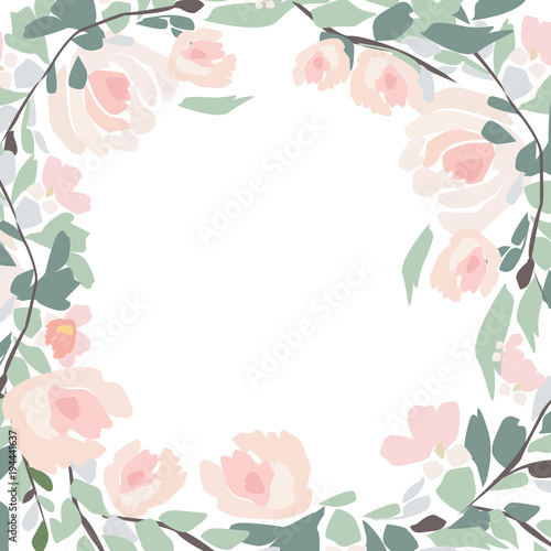 wild flowers - watercolor illustration