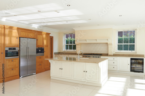 Luxury Fitted Kitchen In Beautiful Home photo