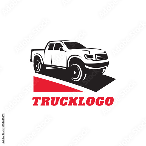 Truck Car vector logo template illustration