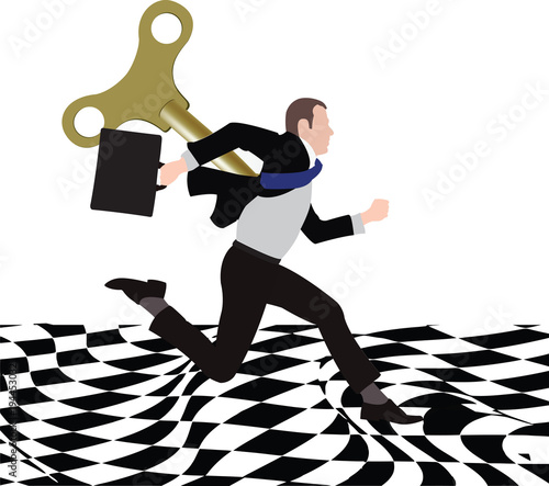 persona che corre allenata arriva primo