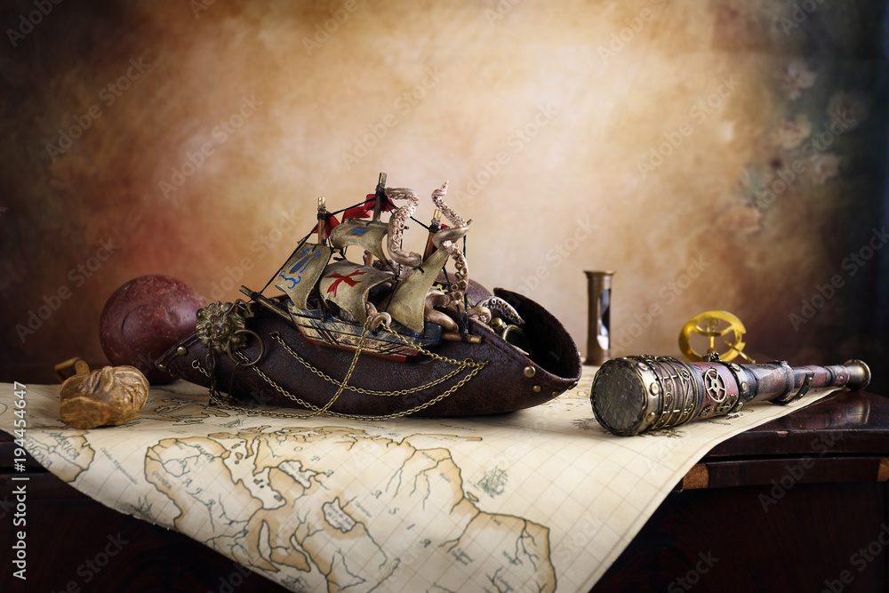Steampunk distintivo spilla spilla drappo medaglia pirata polpo kraken Steampunk distintivo spilla spilla drappo medaglia pirata polpo kraken