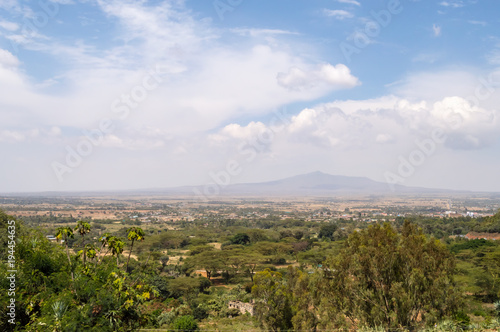 View of the rift valley in northwestern Kenya