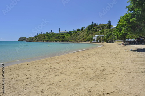 Sandy Beach in Noumea, New Caledonia