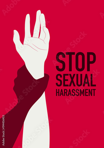 Sexual abuse with a man attacking to a scared woman
