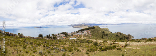 Isla del Sol on lake Titica...