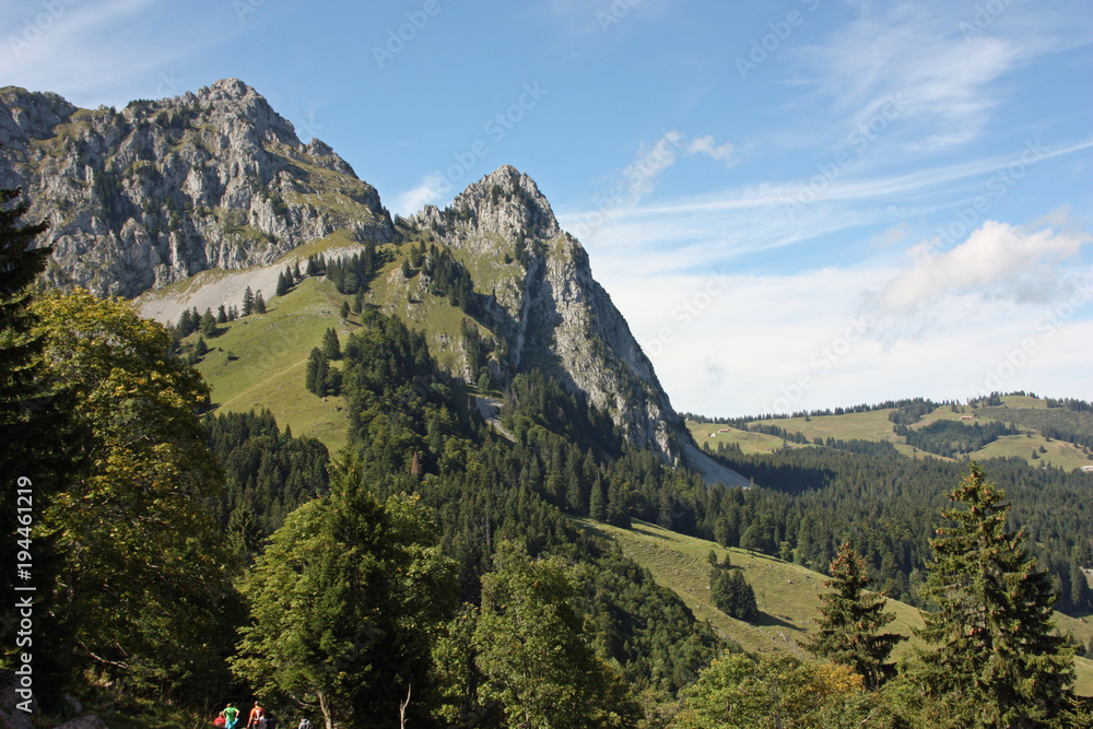 Mythen mountain at Swiss Alps