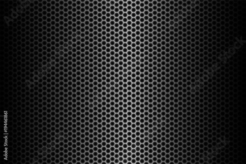 Dark carbon fiber background, stock vector illustration