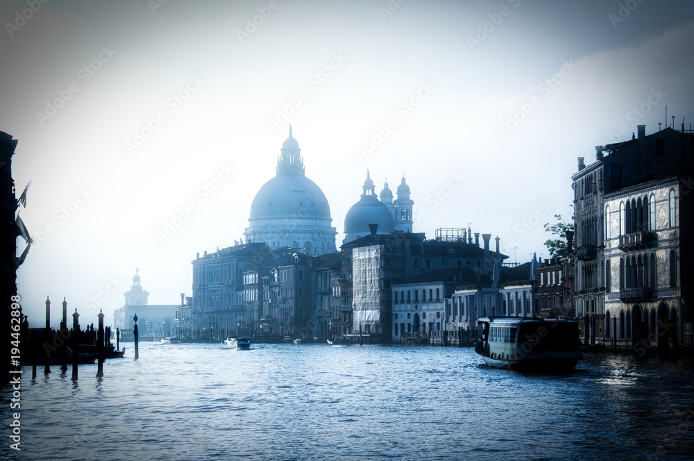 Venice Buildings at Sunrise from the Grand Canal