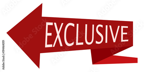 red arrow pointer text excl...