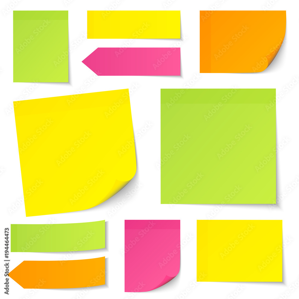 Stick Notes Mix Color Collection
