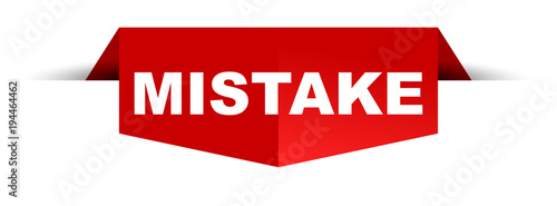 banner mistake