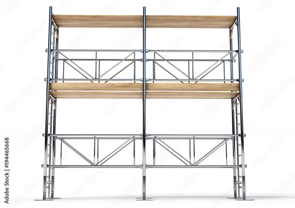 A scaffold illustration made in 3D software. A scaffold illustration made in 3D software.