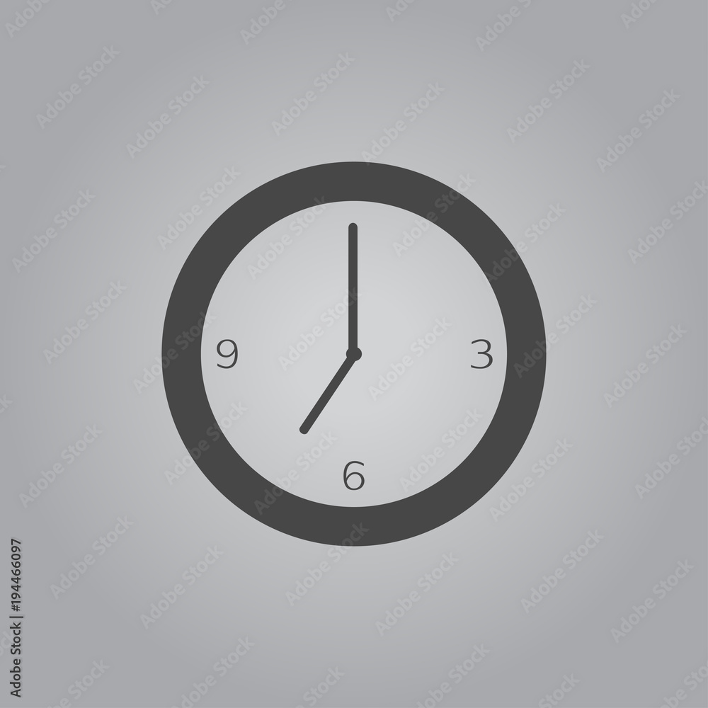 Alarm clock flat vector icon Alarm clock flat vector icon